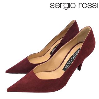 セルジオロッシ(Sergio Rossi)の【極美品】sergio rossi セルジオロッシ ポインテッドトゥ パンプス(ハイヒール/パンプス)