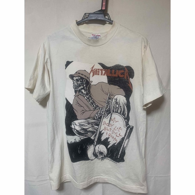 metallica pushead 90s Tシャツ vintageTシャツ/カットソー(半袖/袖なし)