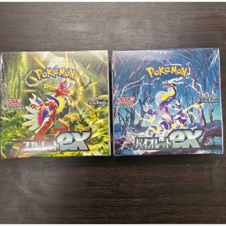 ポケモン(ポケモン)のポケモンカード　スカーレットex バイオレットex シュリンクあり(Box/デッキ/パック)