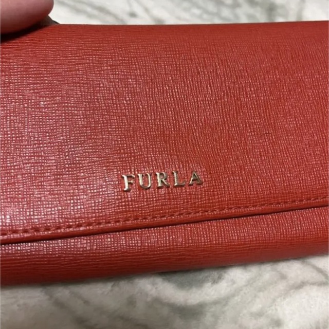 Furla(フルラ)のフルラ　FURLA 長財布　オレンジ　ブラウン レディースのファッション小物(財布)の商品写真