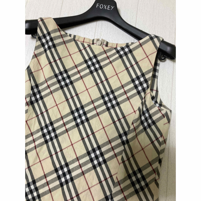 BURBERRY - 美品 バーバリー ロンドン ワンピース チェック ベージュの ...