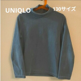 ユニクロ(UNIQLO)の【130サイズ】UNIQLO　タートルネックセーター(ニット)