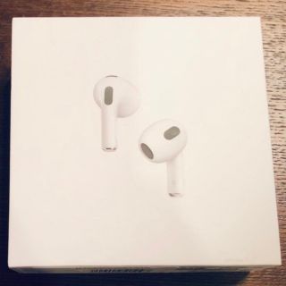 アップル(Apple)の新品 未開封アップルAirPods 3 MME73J/A 製品保証23年10月(その他)