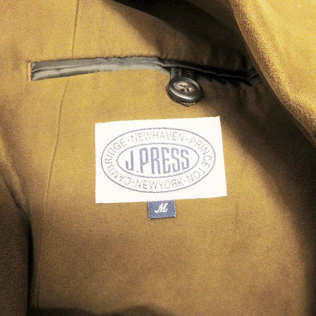 J.PRESS(ジェイプレス)の12AW ジェイプレス ベロア テーラード ジャケット ブレザー 3B メンズのジャケット/アウター(テーラードジャケット)の商品写真