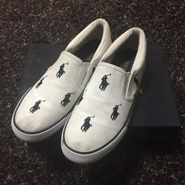 POLO RALPH LAUREN(ポロラルフローレン)のラルフローレン スリッポン キッズ/ベビー/マタニティのキッズ靴/シューズ(15cm~)(スリッポン)の商品写真