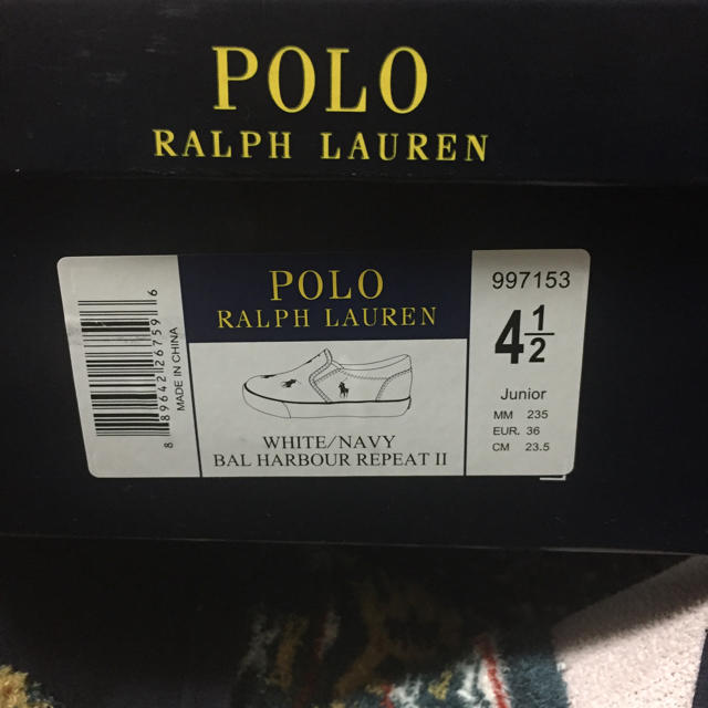 POLO RALPH LAUREN(ポロラルフローレン)のラルフローレン スリッポン キッズ/ベビー/マタニティのキッズ靴/シューズ(15cm~)(スリッポン)の商品写真