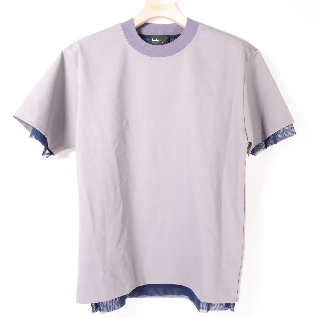kolor(カラー)のkolor カラー　トップス　Tシャツ　メンズ　グレー　未使用品 メンズのトップス(Tシャツ/カットソー(半袖/袖なし))の商品写真