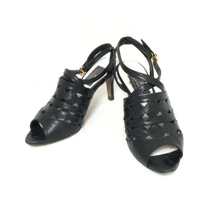 LANVIN COLLECTION - ランバンコレクション サンダル 23 - 黒の LANVIN COLLECTION - ランバンコレクション サンダル 23 - 黒の