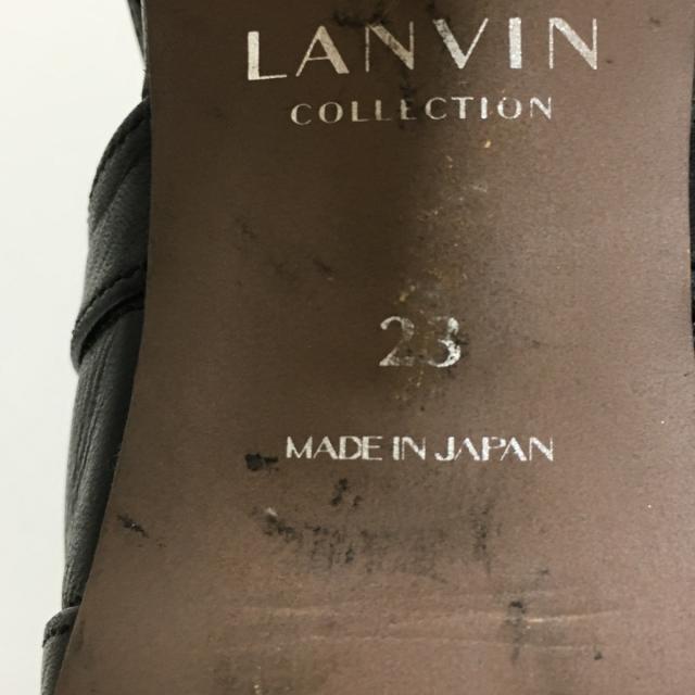 LANVIN COLLECTION(ランバンコレクション)のランバンコレクション サンダル 23 - 黒 レディースの靴/シューズ(サンダル)の商品写真