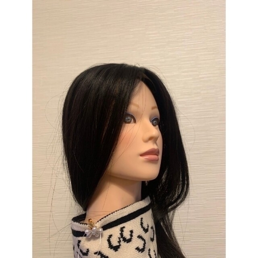 新世界ヘアピース★全人毛2023年新リアル地肌高級人工頭皮9*14cm総手植え | フリマアプリ ラクマ