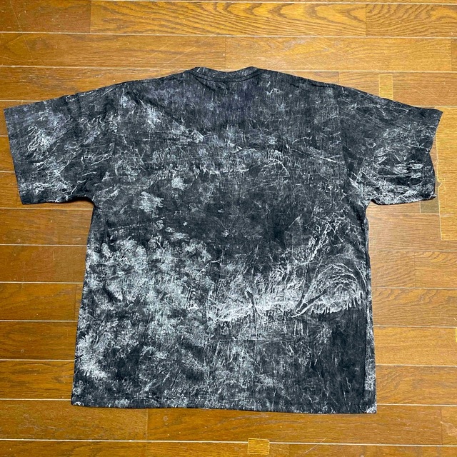 夏SALE❗️ムラ染めプリントTシャツ  原始家族FLINT STONES メンズのトップス(Tシャツ/カットソー(半袖/袖なし))の商品写真