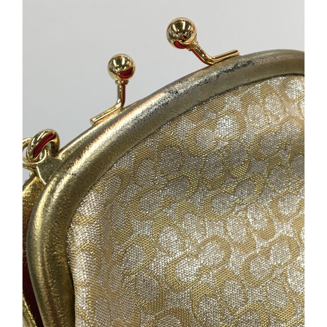 コーチ COACH ミニショルダーバッグ 斜め掛け がま口 レディース 4