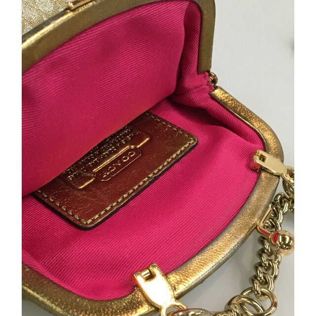 コーチ COACH ミニショルダーバッグ 斜め掛け がま口 レディース 6
