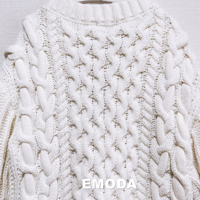 EMODA(エモダ)のEMODA ニット・Arnold Palmer  シャツ レディースのトップス(ニット/セーター)の商品写真