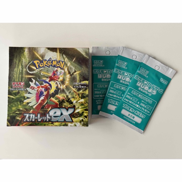 Box/デッキ/パックポケモンカードゲーム スカーレットex 1BOX プロモパック3パック付き