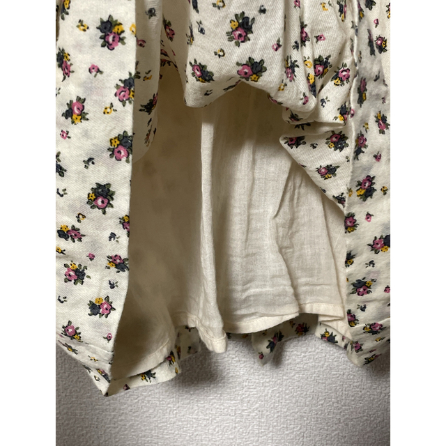 Bonpoint(ボンポワン)のボンポワン　花柄ブラウス　サイズ12M サイズ70 キッズ/ベビー/マタニティのベビー服(~85cm)(その他)の商品写真