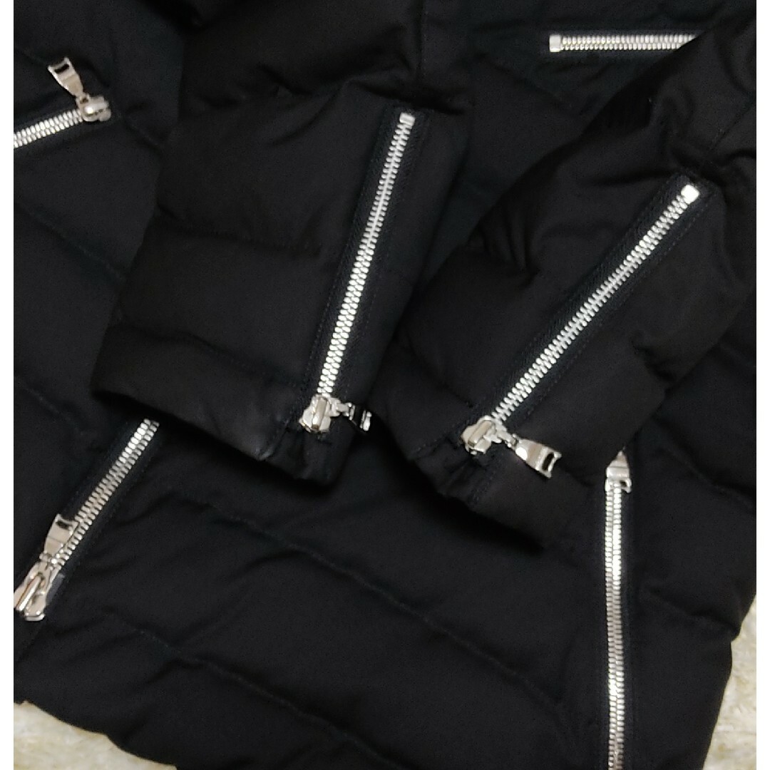 【希少大きいサイズ】ラブレス　ダウンジャケット　ホワイトグース　黒　サイズ4