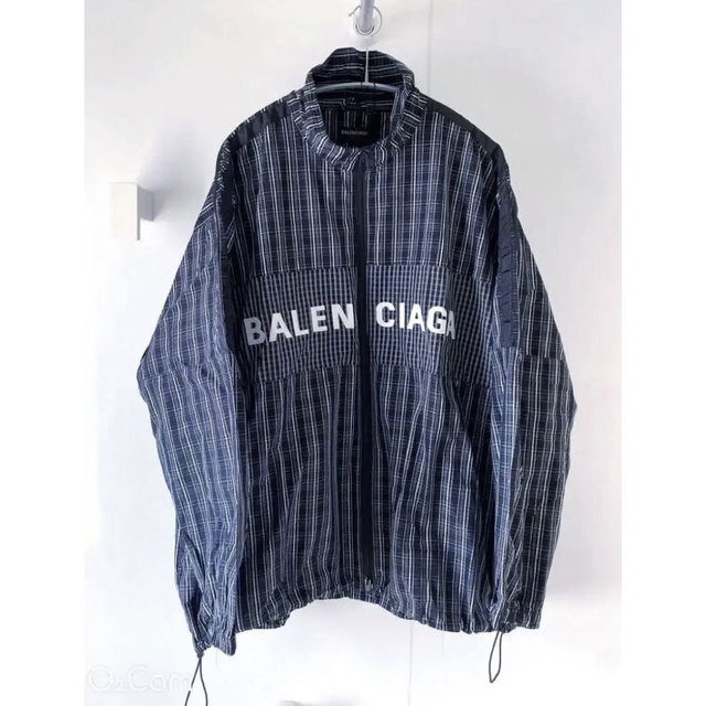 【格安saleスタート】 - Balenciaga 19SS JACKET TRACK poplin LOGO BALENCIAGA ナイロンジャケット 【格安saleスタート】 - Balenciaga 19SS JACKET TRACK poplin LOGO BALENCIAGA ナイロンジャケット