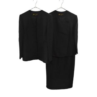 専用HARDY AMIES スーツ アンサンブル 大きいサイズ ブラック