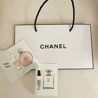 シャネル(CHANEL)のCHANEL 香水　サンプル　2種類　★ショッパー付き(香水(女性用))