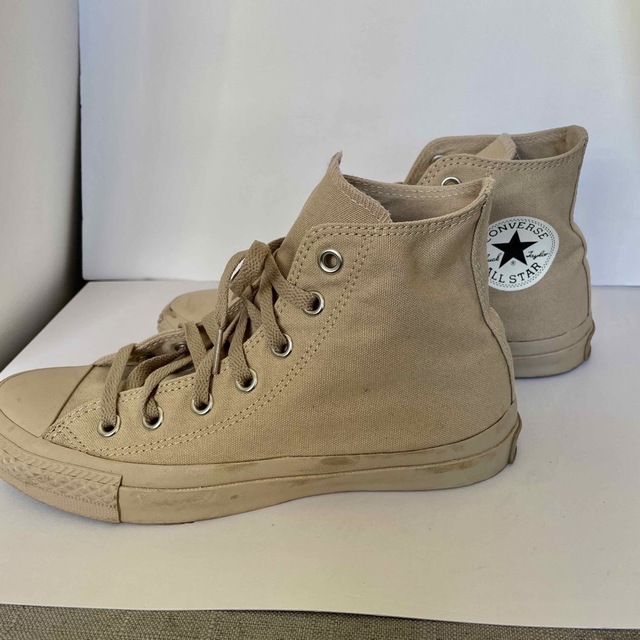 ALL STAR（CONVERSE）(オールスター)のコンバース converse オールスタースニーカー ベージュ 24.5 レディースの靴/シューズ(スニーカー)の商品写真