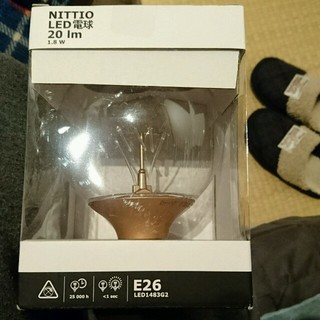 イケア(IKEA)の【新品】NITTIO LED電球(蛍光灯/電球)