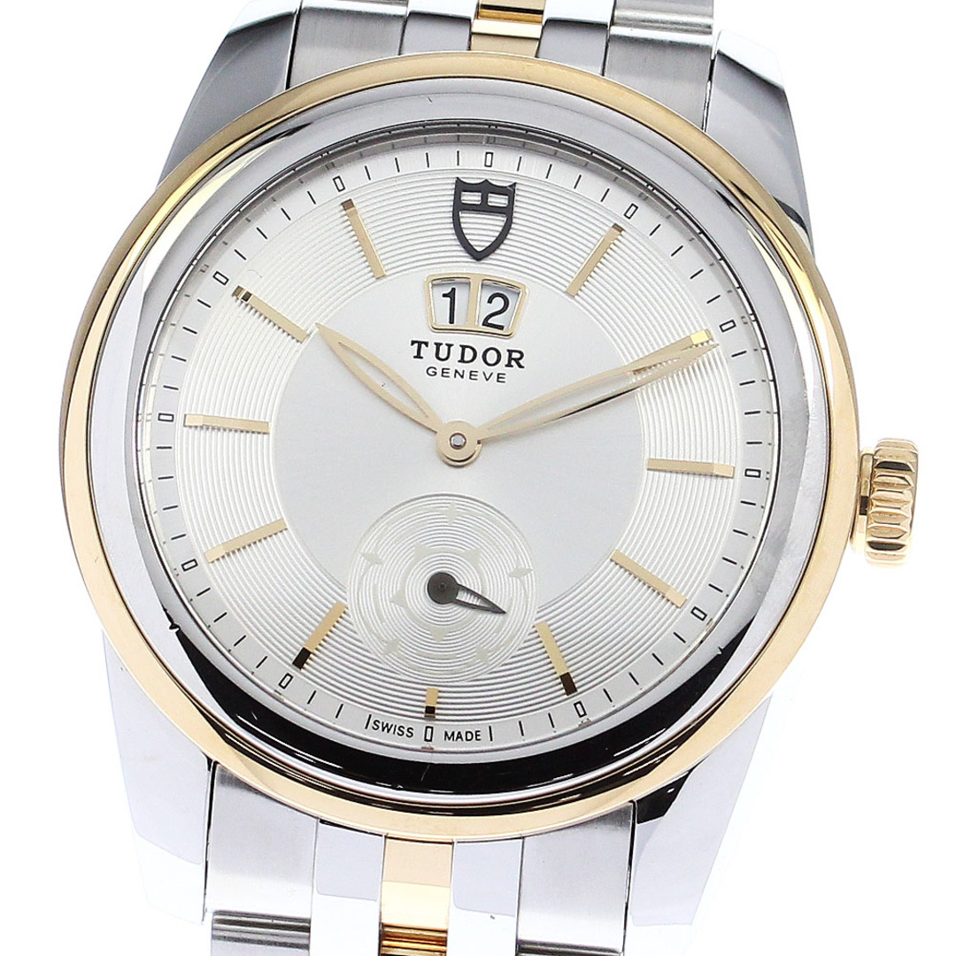 ☆良品 【TUDOR】チュードル グラマー ダブルデイト スモールセコンド 57003 自動巻き メンズ_723462【ev20】