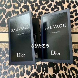 クリスチャンディオール(Christian Dior)のディオール オム ソヴァージュ オードゥ トワレ 1ml×2(香水(男性用))