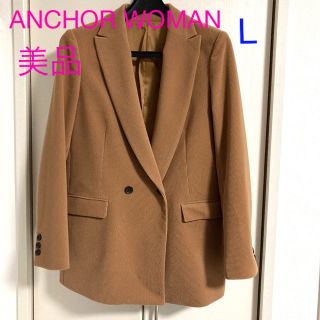 アオヤマ(青山)のANCHOR WOMANコーデュロイダブルジャケット Ｌ(テーラードジャケット)