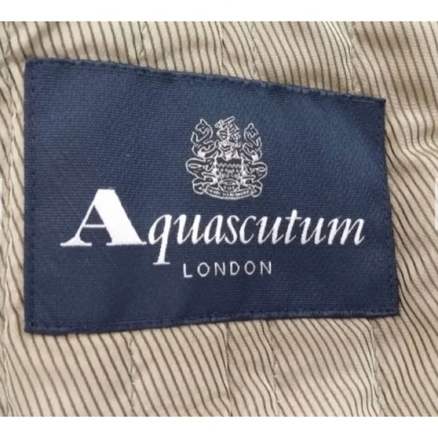 AQUA SCUTUM(アクアスキュータム)のAquascutum(アクアスキュータム)  レザーコート  ライナー付き　羊革 レディースのジャケット/アウター(その他)の商品写真