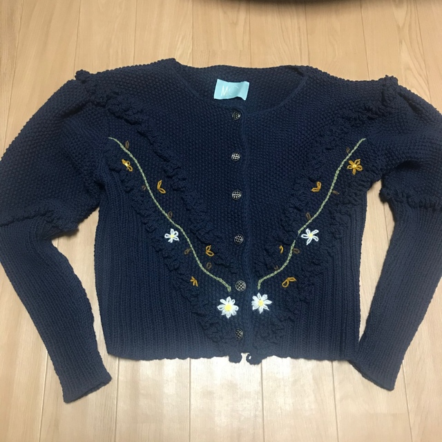 新品未使用 MOI カーディガン セーター レトロ アンティーク 手編み-