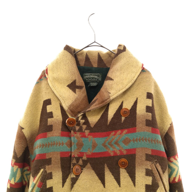 POLO COUNTRY ポロカントリー ネイティブ柄Pコートジャケット マルチ ...