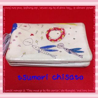 ツモリチサト(TSUMORI CHISATO)のツモリチサト二つ折財布★魚柄(財布)