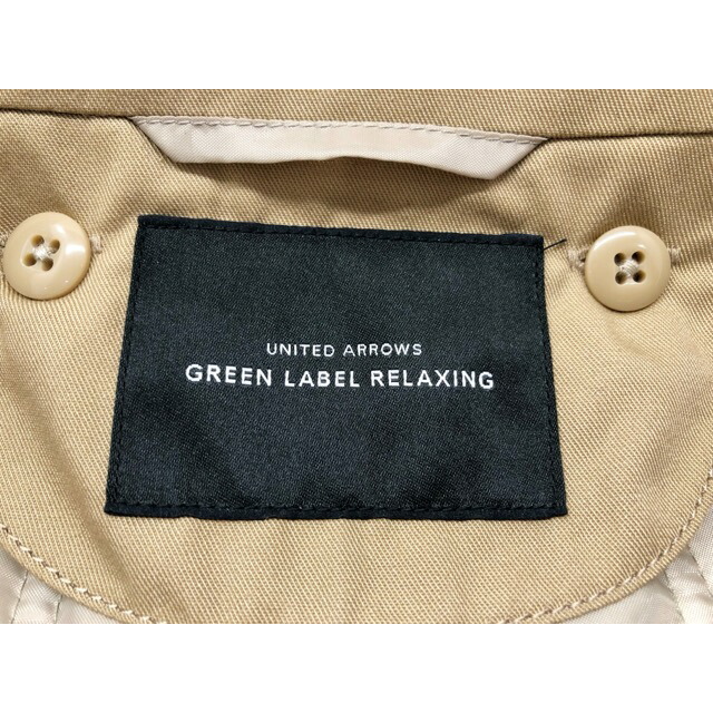 green label relaxing(グリーンレーベルリラクシング)UNITED ARROWS OLMETEX ギャバ ステンカラー コート ライナー付き【007】 5