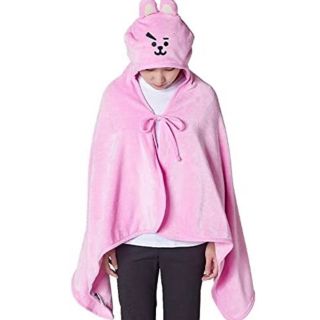 ビーティーイシビル(BT21)のBT21 COOKY キャラクター　ポンチョ　ブランケット　防寒(その他)