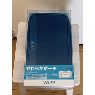 ウィーユー(Wii U)のやわらかポーチ for Wii U GamePad ブルー(その他)