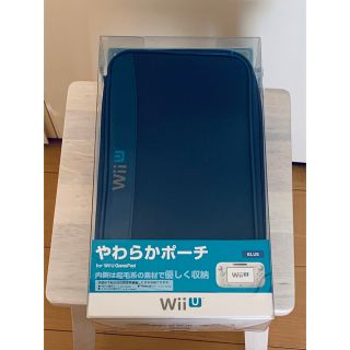 ウィーユー(Wii U)のやわらかポーチ for Wii U GamePad ブルー(その他)