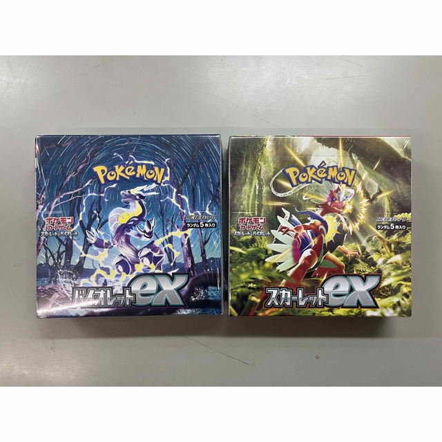 ポケモンカードゲーム スカーレットex 1BOX バイオレットex 1Box