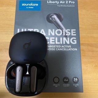 アンカー(Anker)の完全ワイヤレスイヤホン LIBERTY AIR 2 PRO BLACK(ヘッドフォン/イヤフォン)