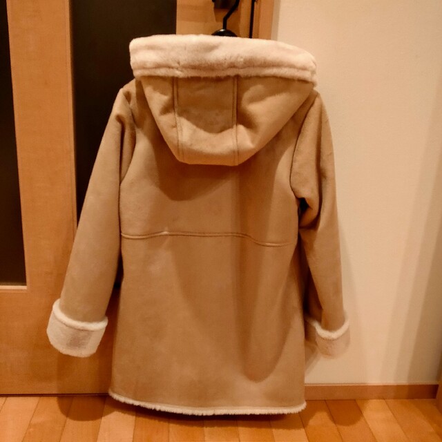 GLOBAL WORK(グローバルワーク)のグローバルワーク ふわふわ ムートンコート 160cm キッズ/ベビー/マタニティのキッズ服女の子用(90cm~)(コート)の商品写真