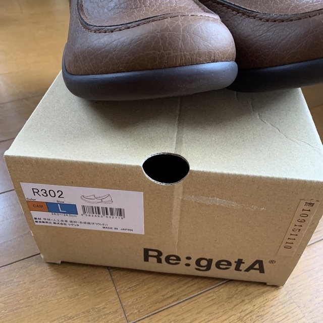 Re:getA(リゲッタ)のリゲッタ　ラウンドトゥ　レディース　靴　24〜24.5センチ レディースの靴/シューズ(スリッポン/モカシン)の商品写真