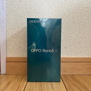 オッポ(OPPO)の新品OPPO Reno3 A 白CPH2013RAM 6GB / 128GB(スマートフォン本体)