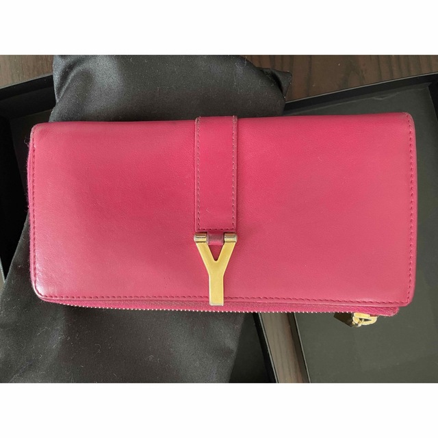 Yves Saint Laurent(イヴサンローラン)の正規品＊サンローラン＊長財布＊ピンク レディースのファッション小物(財布)の商品写真