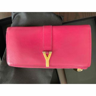 イヴサンローラン(Yves Saint Laurent)の正規品＊サンローラン＊長財布＊ピンク(財布)