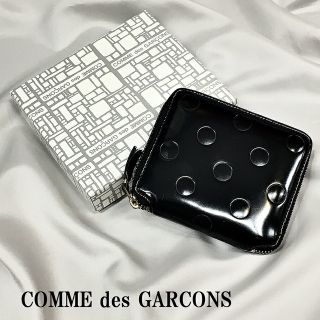 コムデギャルソン COMME des GARCONS エナメルレザー ドットエンボス