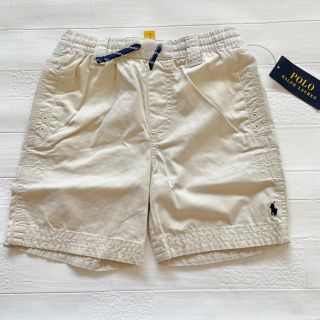 ラルフローレン(Ralph Lauren)の6t120cm サンドベージュ　ツイルショートパンツ　ワンポイント紺ポニー(パンツ/スパッツ)