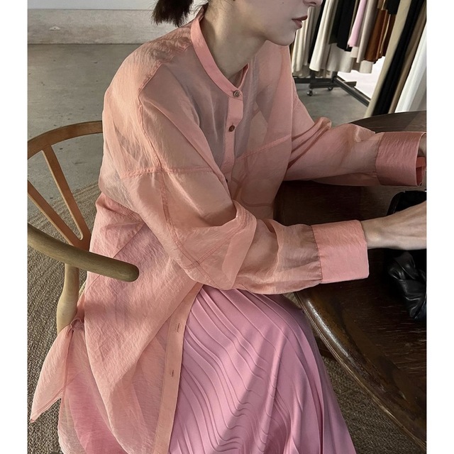 CLANE - switch design long sheer shirt/CLANEの通販 by あや's shop