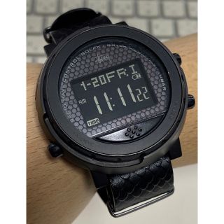 STUSSY WIRED SEIKO ソーラー電波時計　シルバー　電池切れ