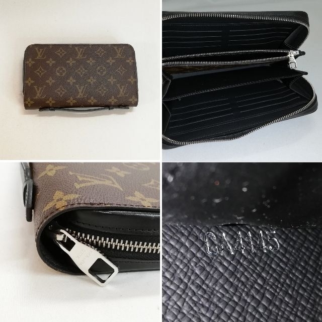 美品】ルイ・ヴィトン(モノグラム・マカサー)ジッピーXL クラッチ
