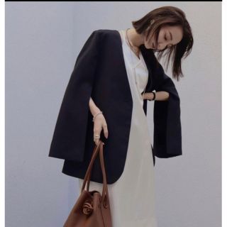 louren slit sleeve no collar jacketの通販 by 's shop|ラクマ